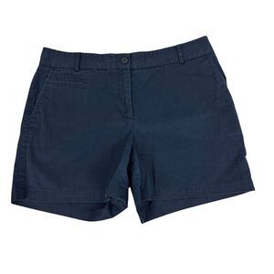Talbots Navy chino shorts size 12